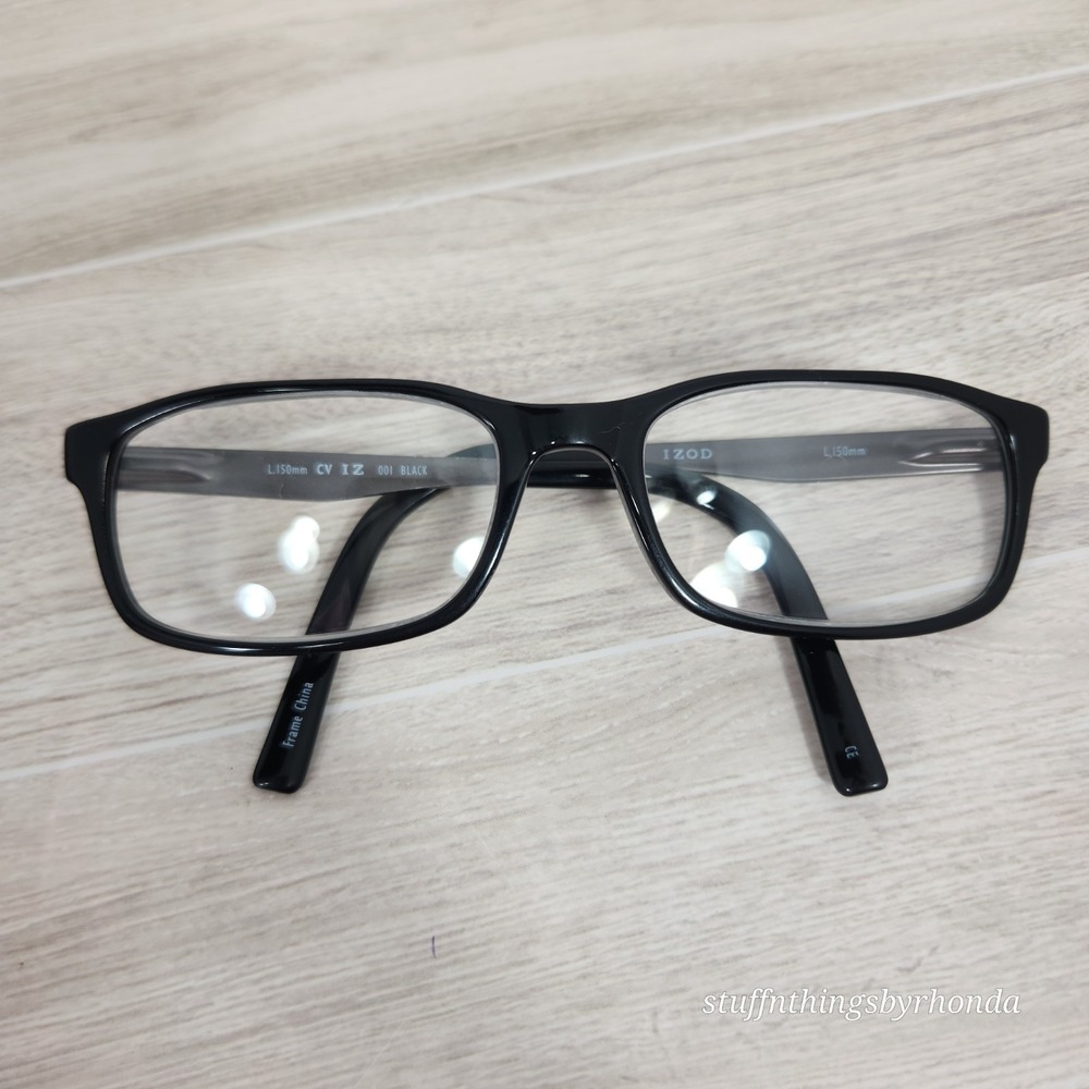 IZOD CV IZ 001 BLACK 59/19/150 FLEX HINGE Mens Eyeglasses Frames